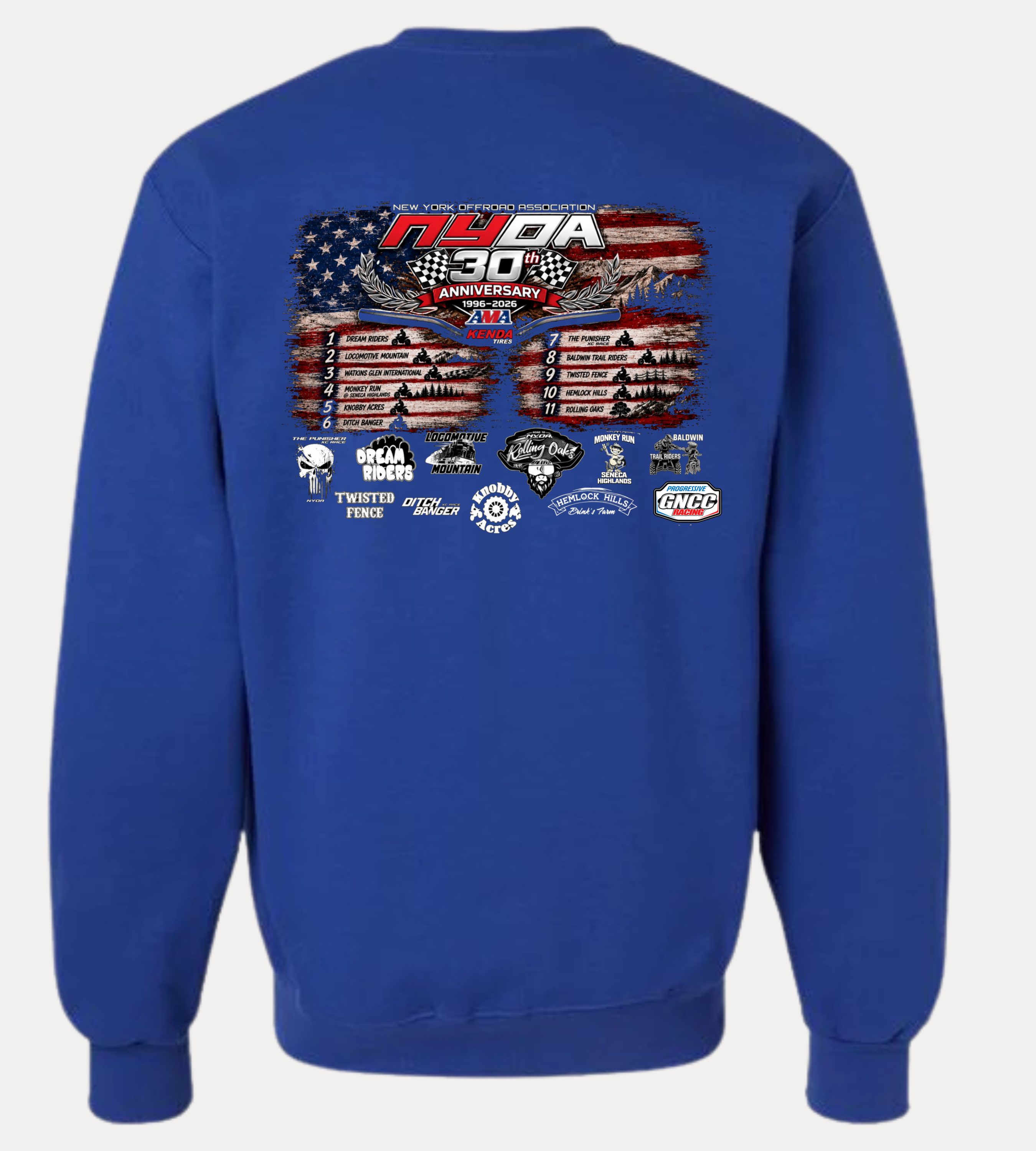 nyoa 30th Anniversary ( New York Off Road Association) Apparel Store