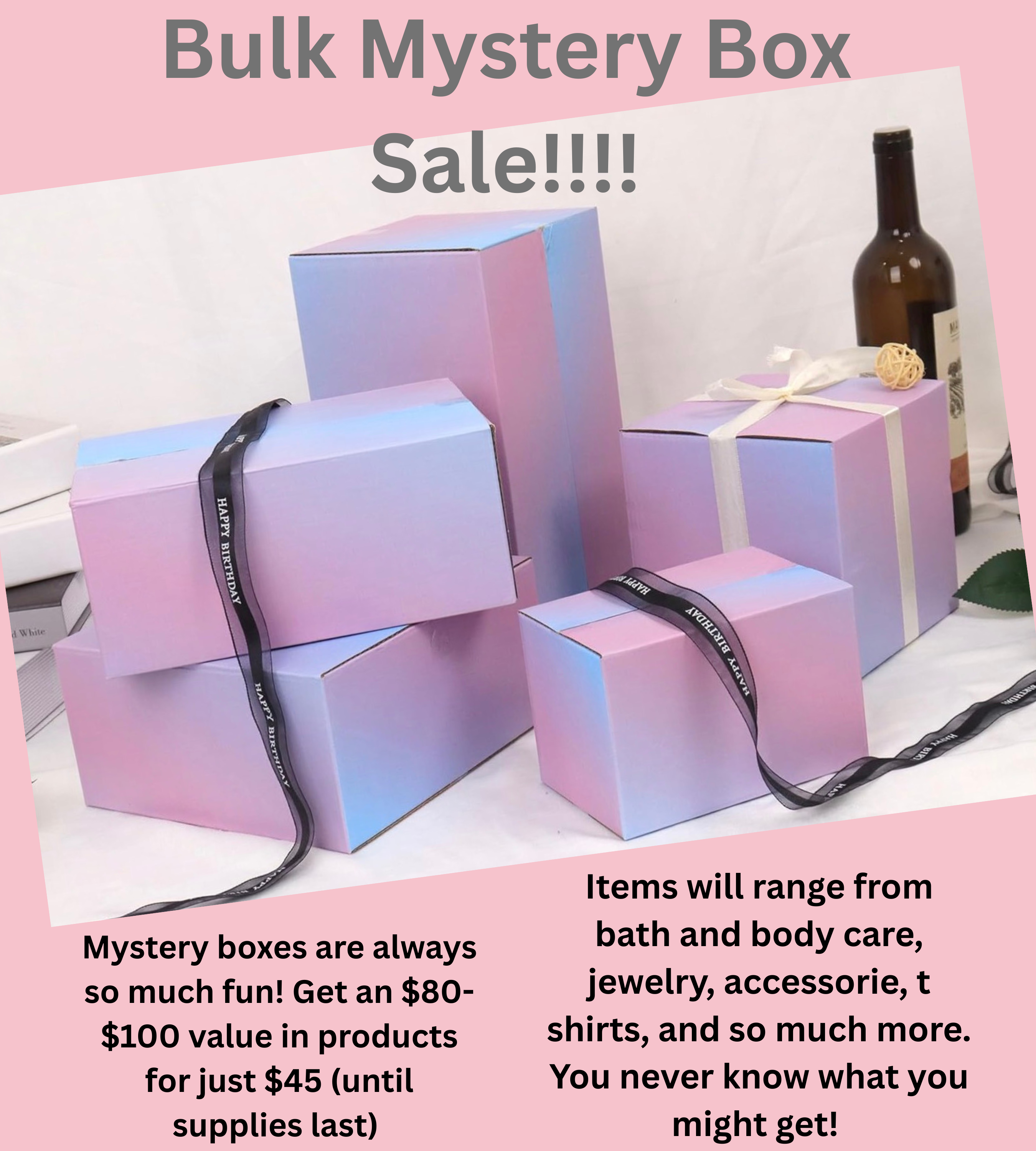 Mystery boxes